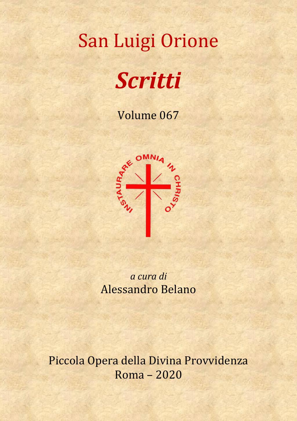 Scritti. Volume 067, pagina 001