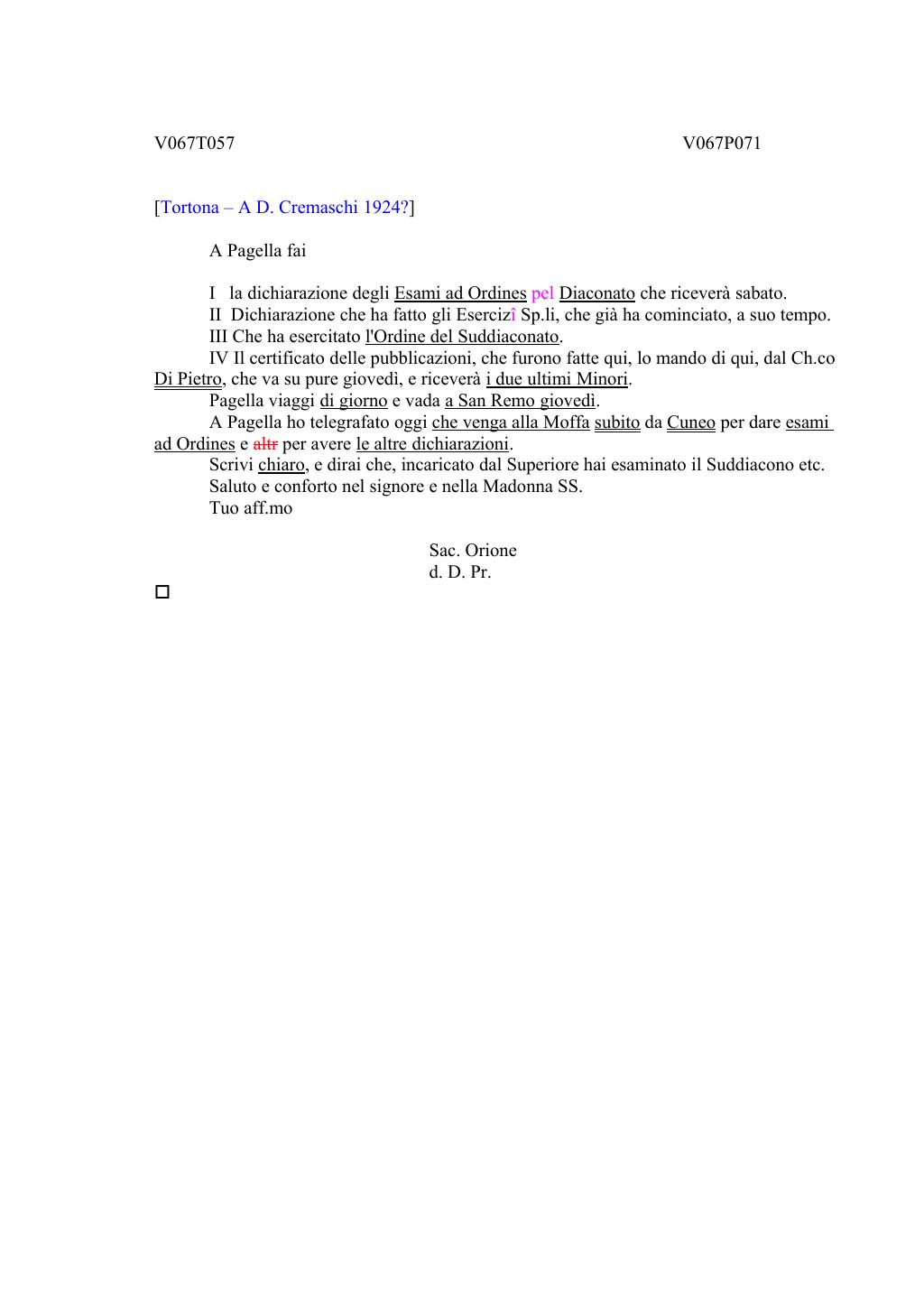 Scritti. Volume 067, pagina 073