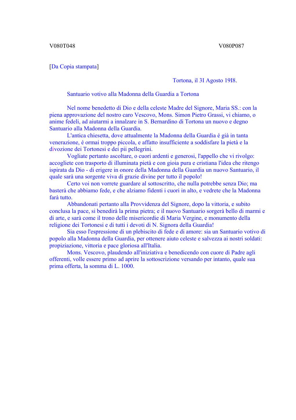 Scritti. Volume 080, pagina 088