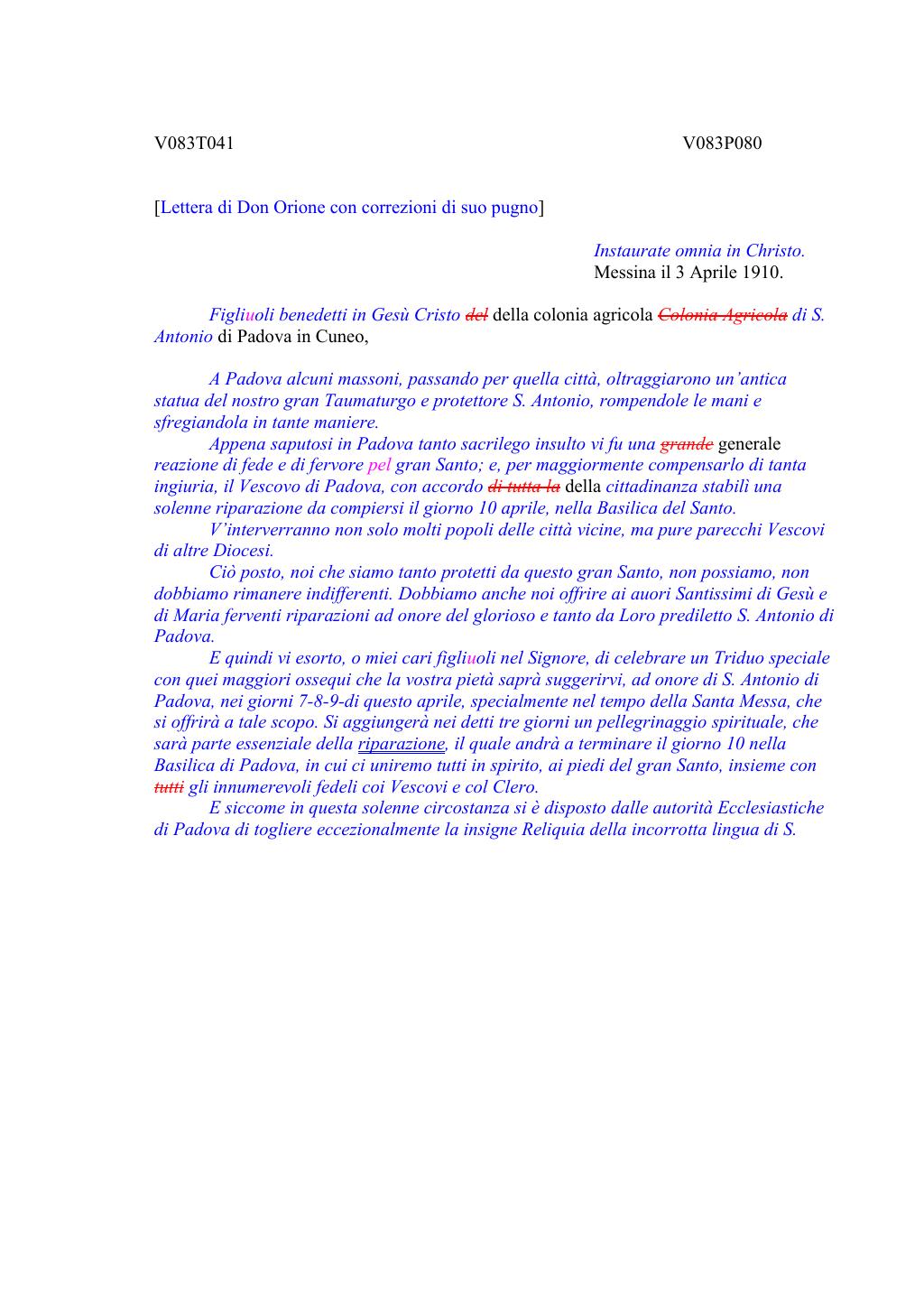 Scritti. Volume 083, pagina 081