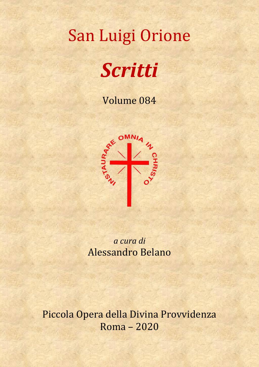 Scritti. Volume 084, pagina 001