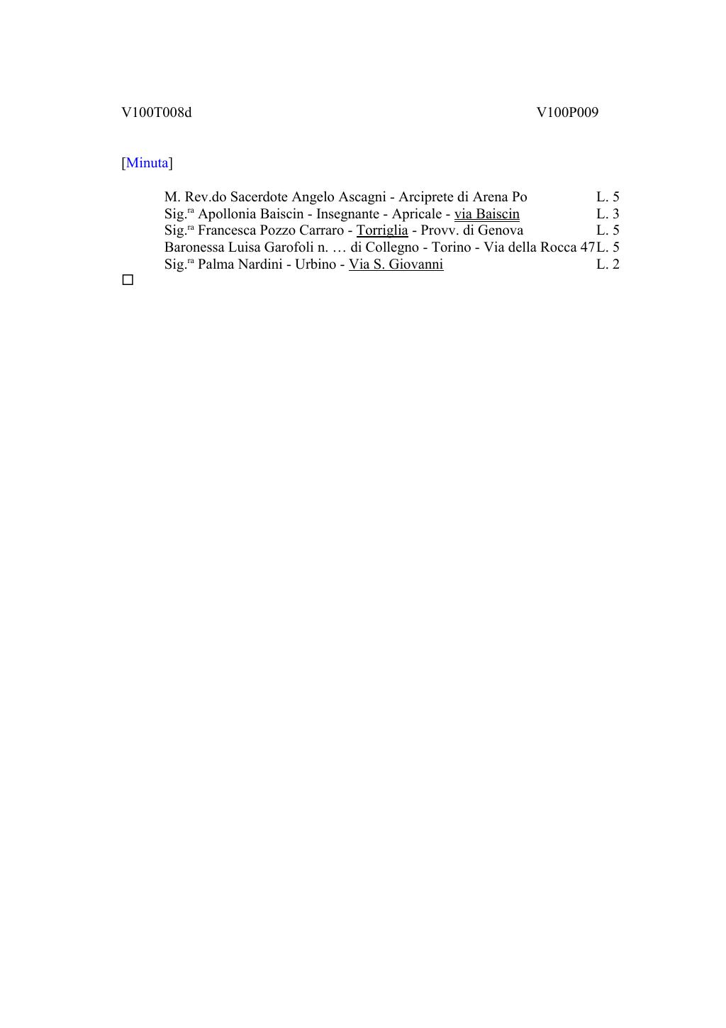 Scritti. Volume 100, pagina 027