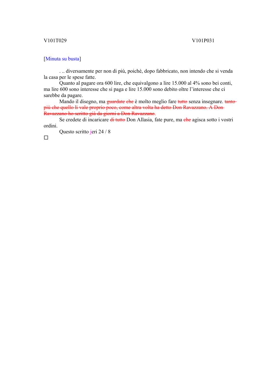 Scritti. Volume 101, pagina 035