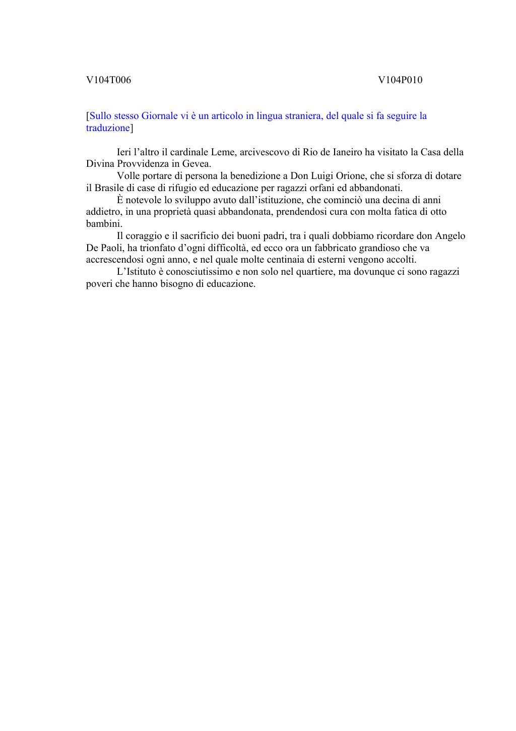 Scritti. Volume 104, pagina 012