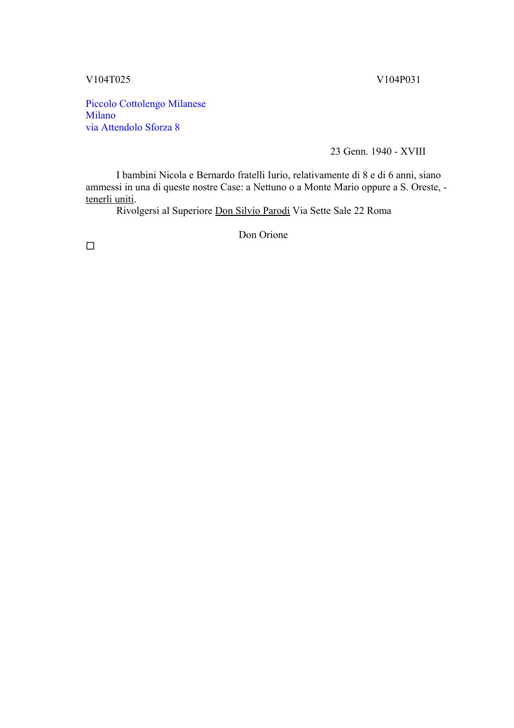 Scritti. Volume 104, pagina 035