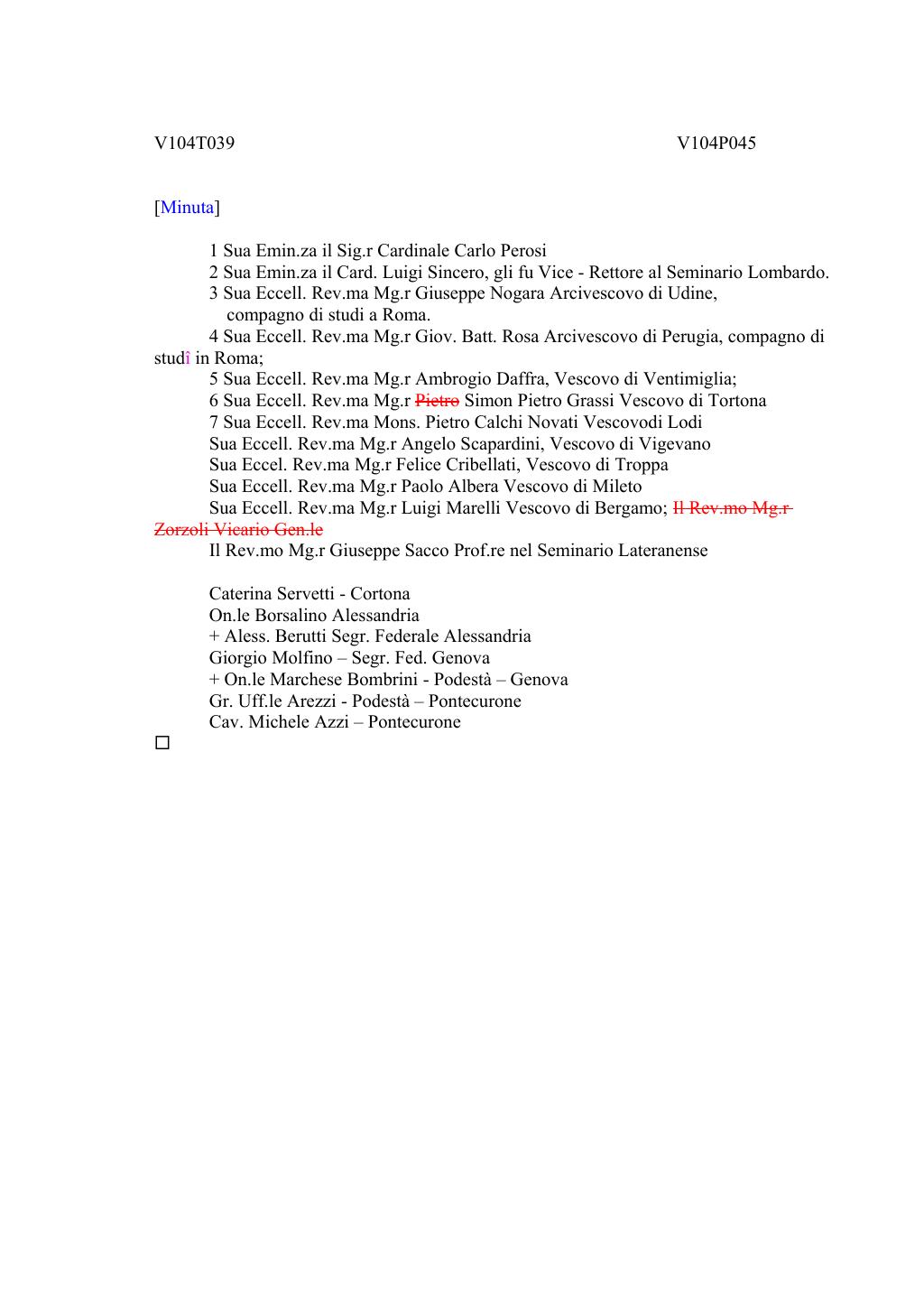 Scritti. Volume 104, pagina 050
