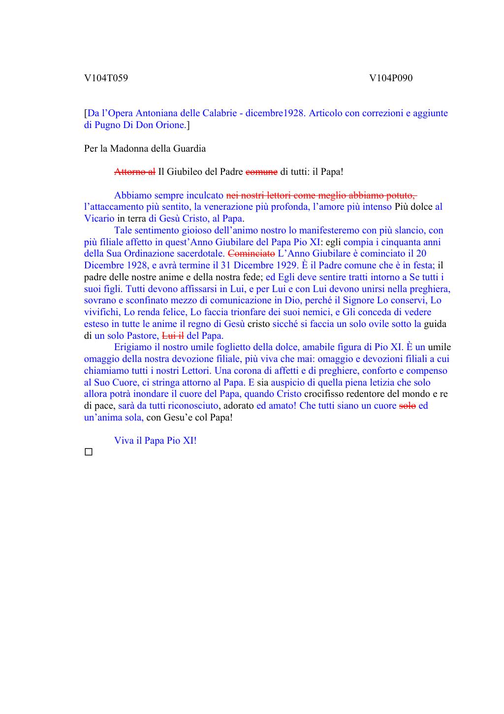 Scritti. Volume 104, pagina 094