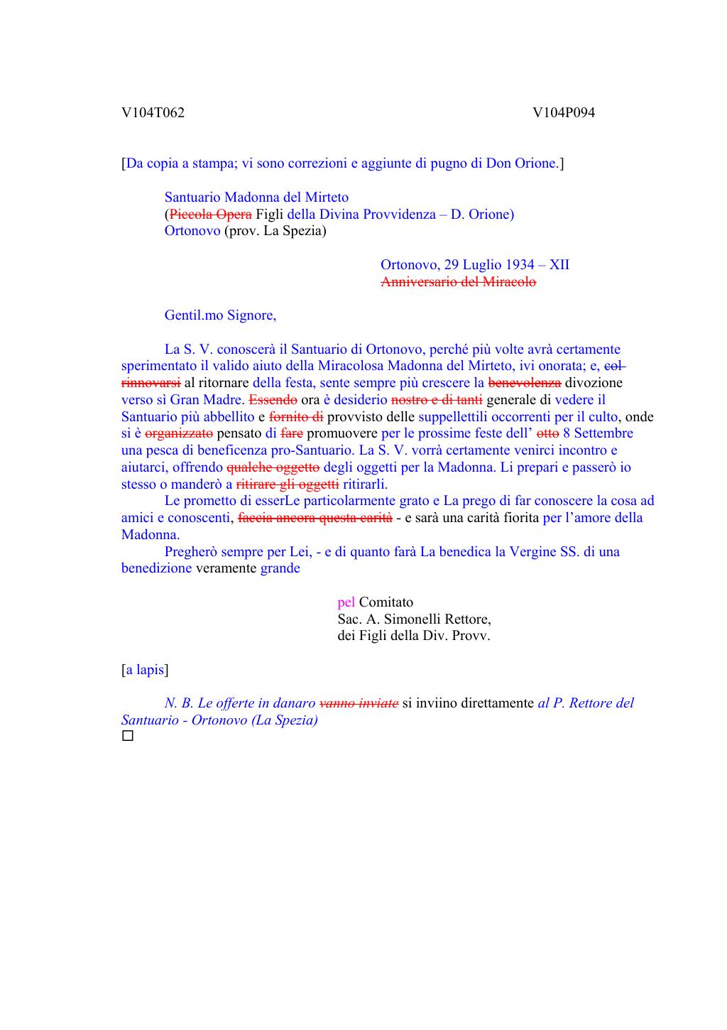 Scritti. Volume 104, pagina 098