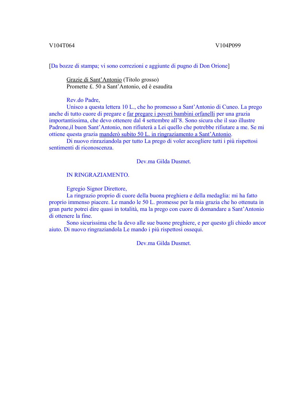 Scritti. Volume 104, pagina 103