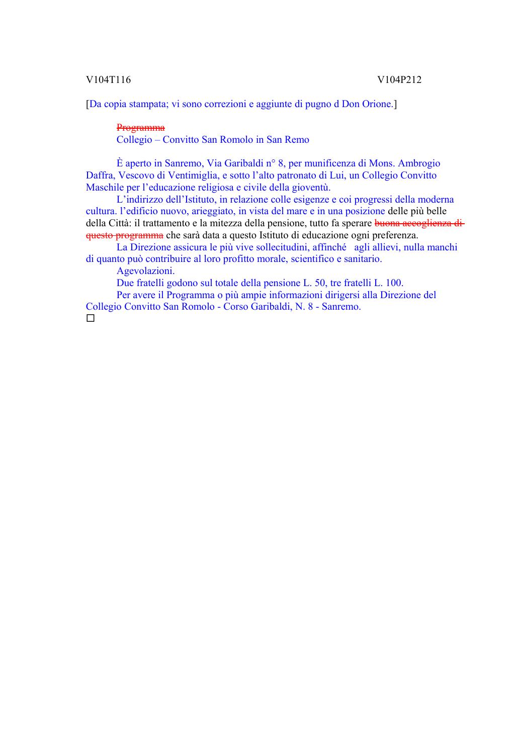 Scritti. Volume 104, pagina 216