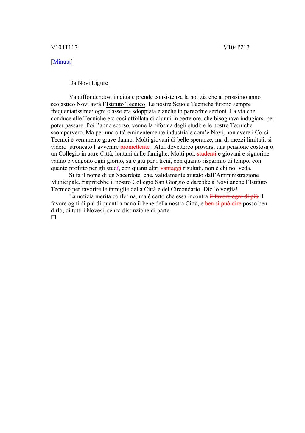 Scritti. Volume 104, pagina 217