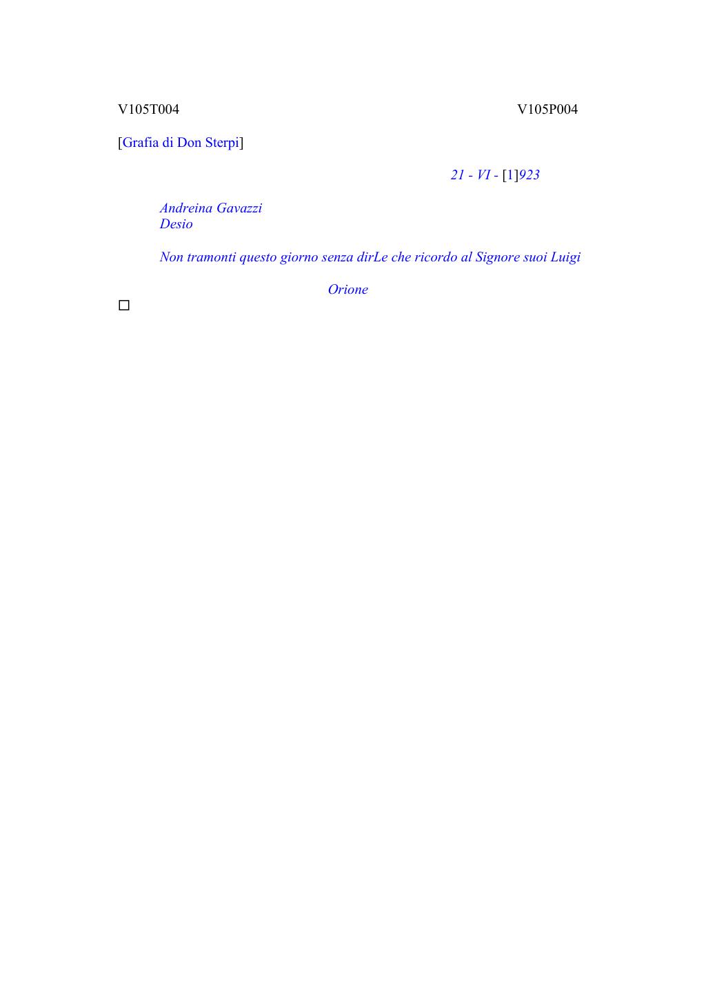 Scritti. Volume 105, pagina 006