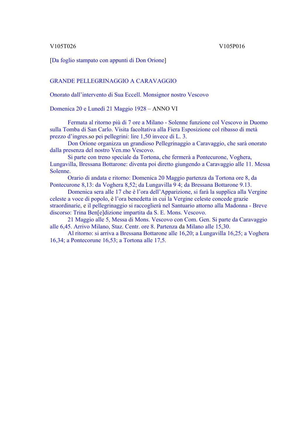 Scritti. Volume 105, pagina 030