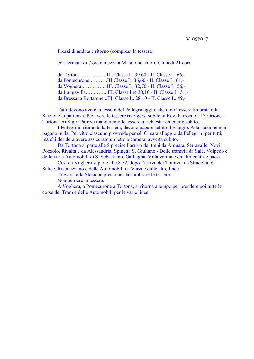 Scritti. Volume 105, pagina 031