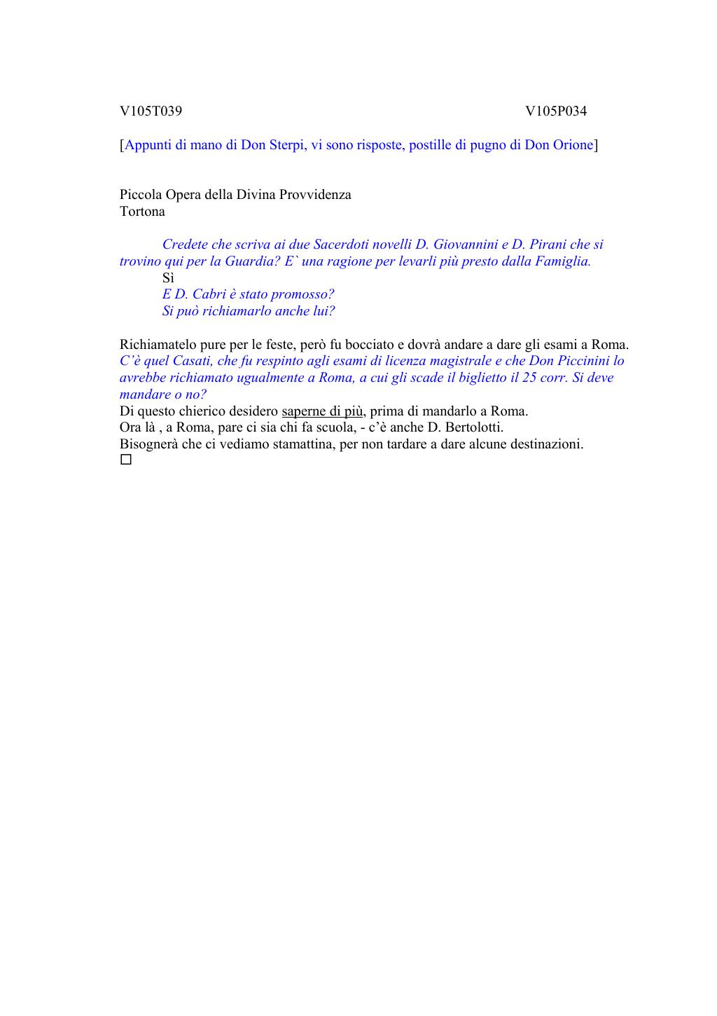 Scritti. Volume 105, pagina 048