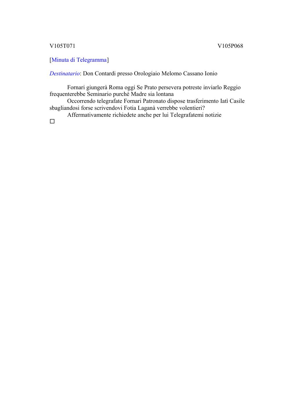 Scritti. Volume 105, pagina 084