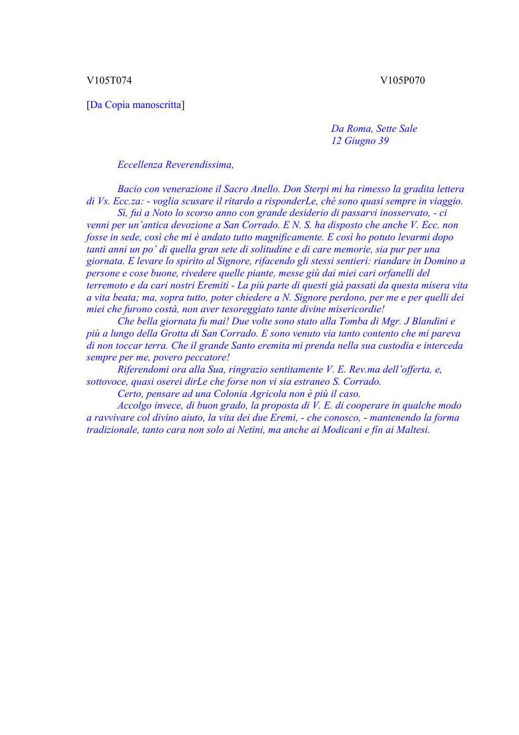 Scritti. Volume 105, pagina 087