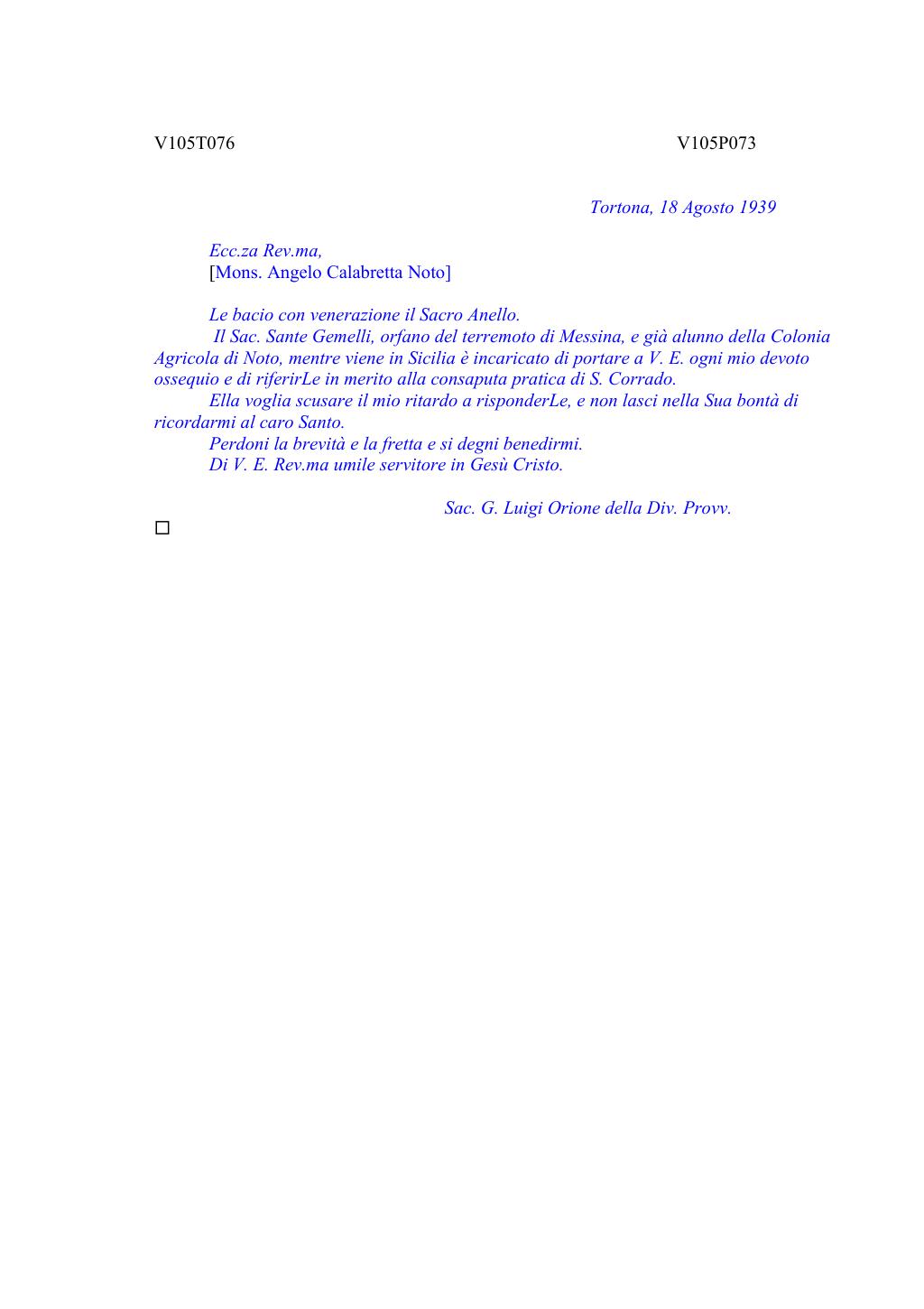 Scritti. Volume 105, pagina 090