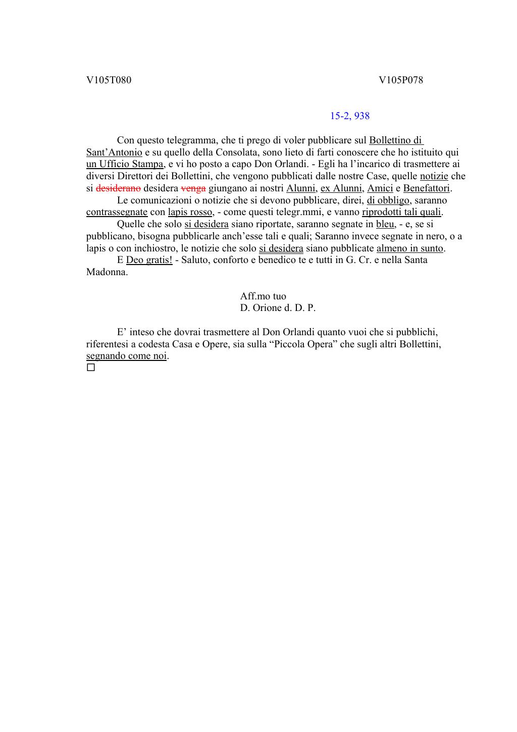 Scritti. Volume 105, pagina 095