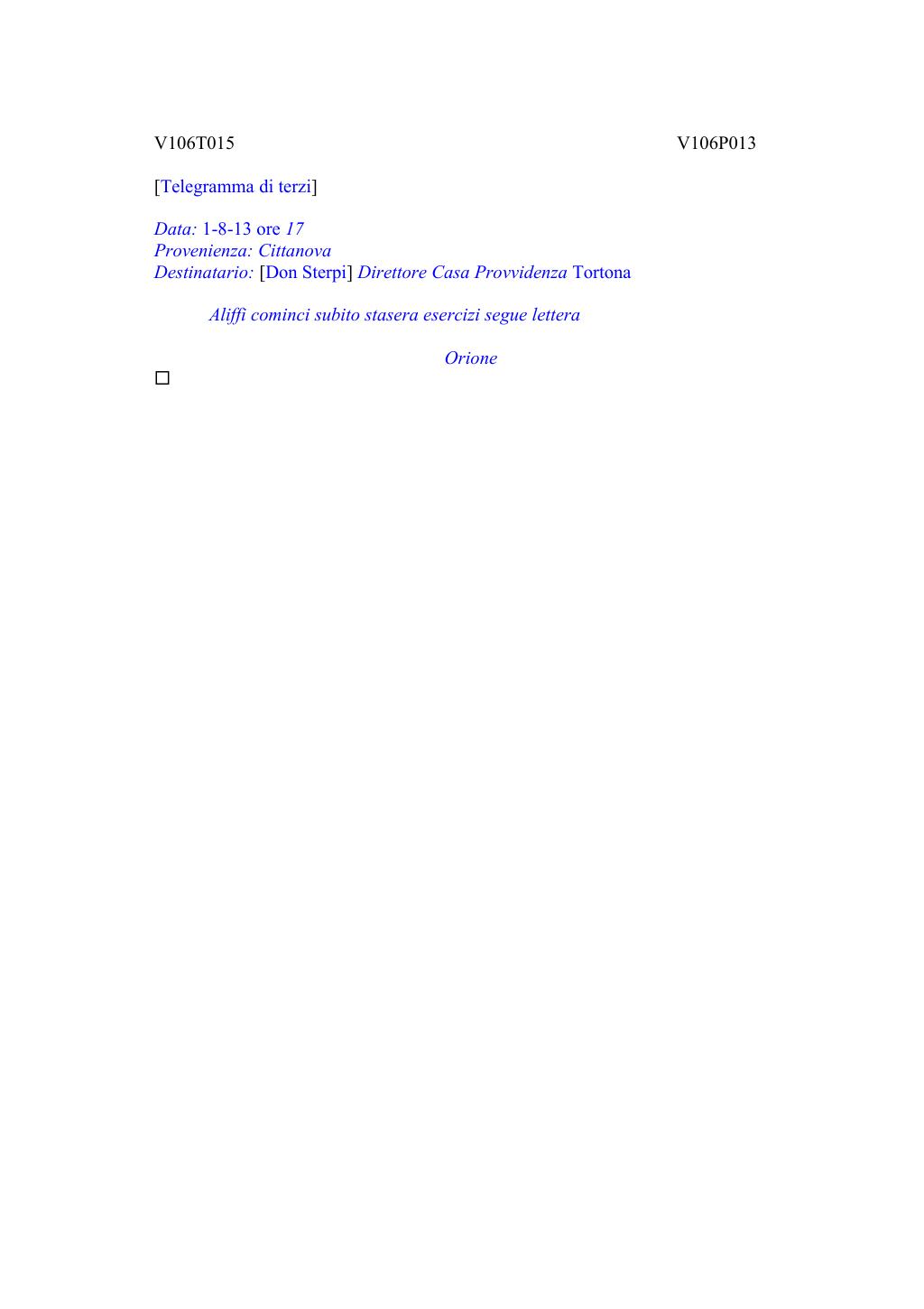 Scritti. Volume 106, pagina 017
