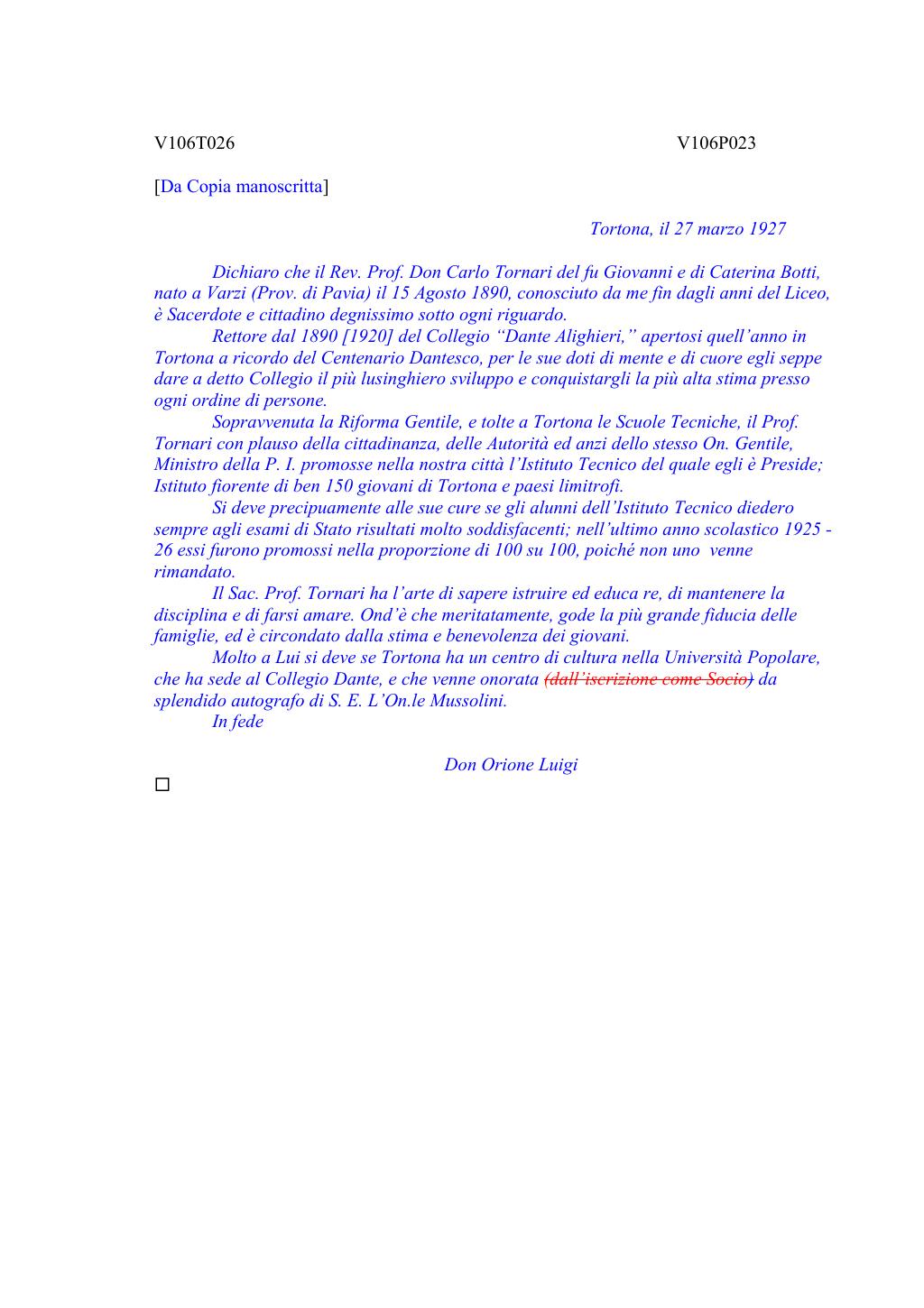 Scritti. Volume 106, pagina 028