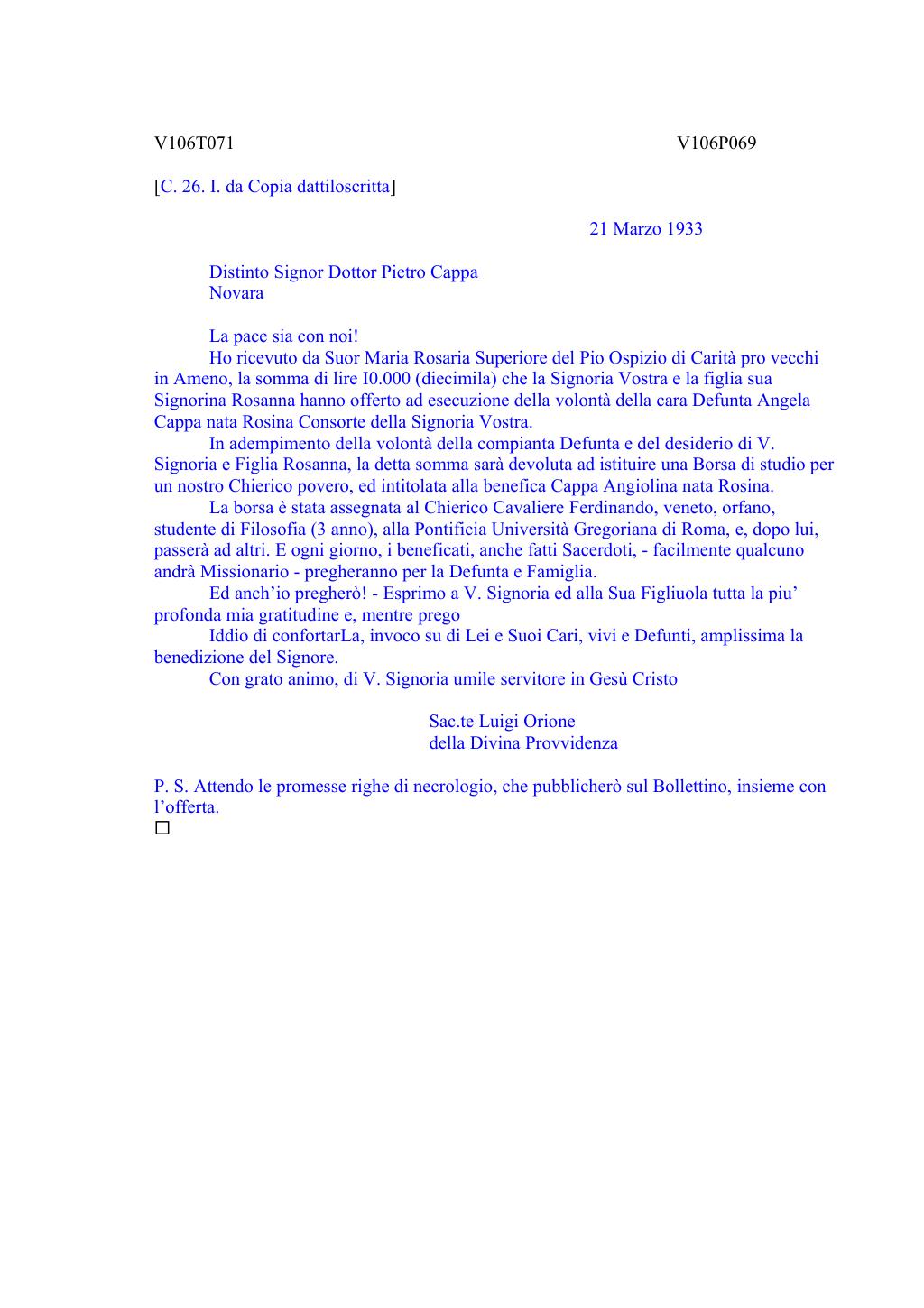 Scritti. Volume 106, pagina 079