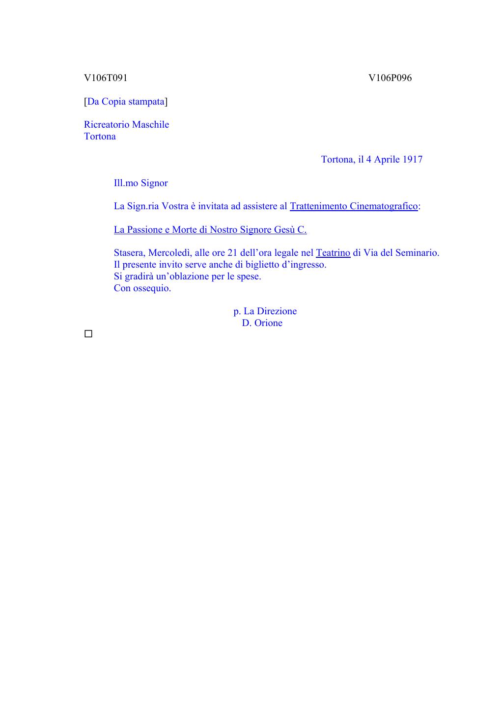 Scritti. Volume 106, pagina 107