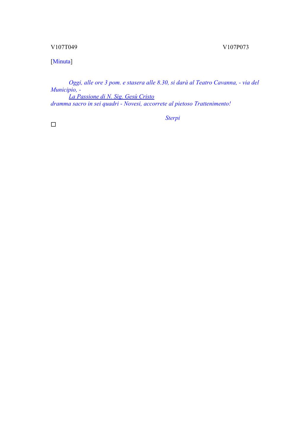 Scritti. Volume 107, pagina 076