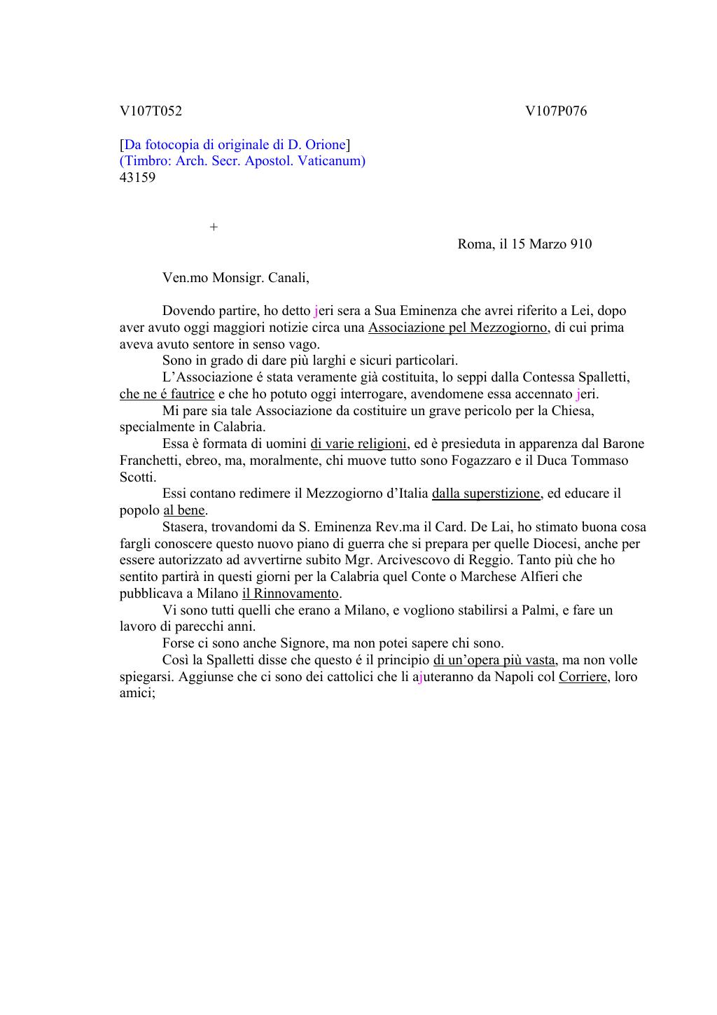 Scritti. Volume 107, pagina 079