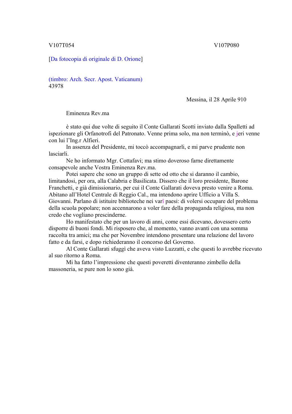 Scritti. Volume 107, pagina 083