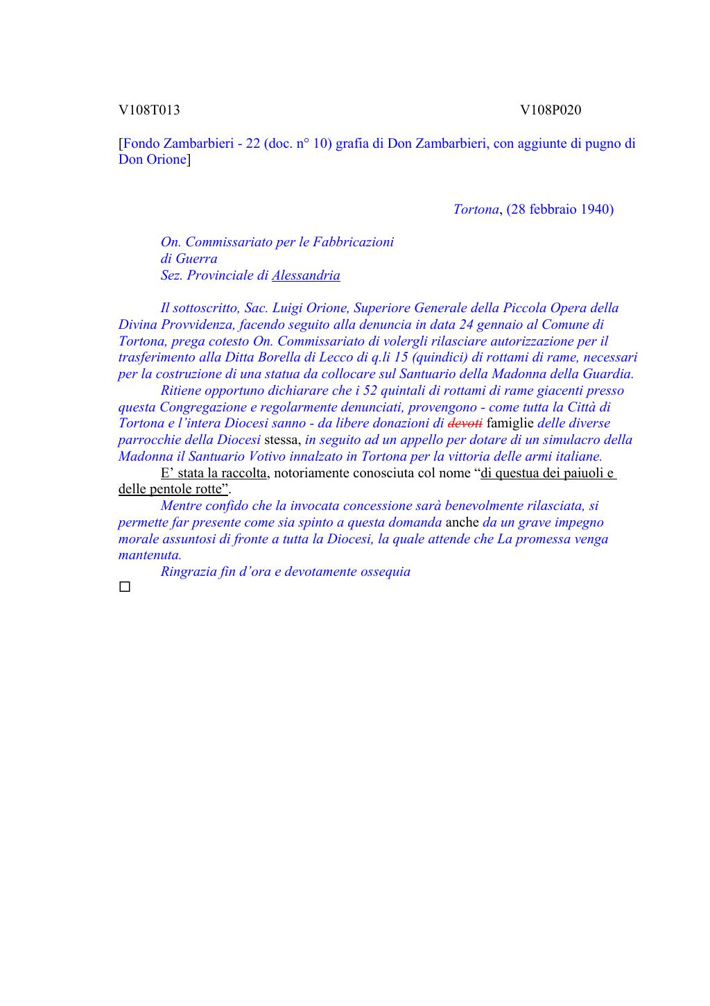 Scritti. Volume 108, pagina 024