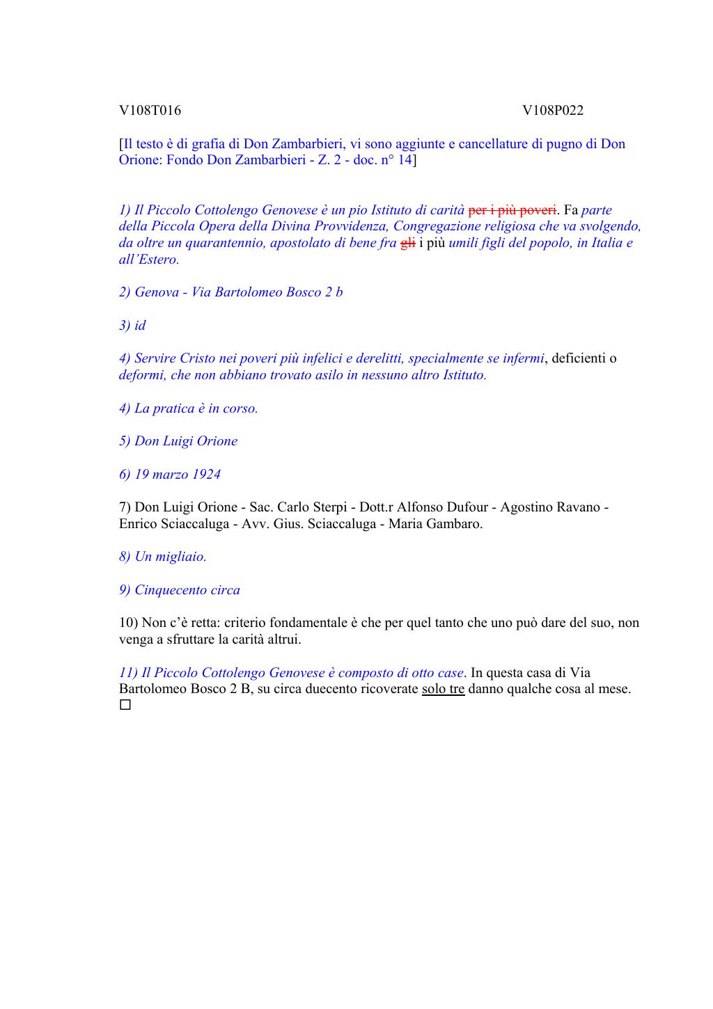 Scritti. Volume 108, pagina 027