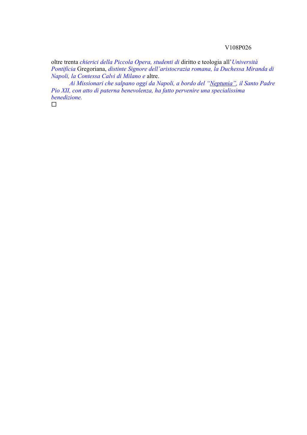 Scritti. Volume 108, pagina 031