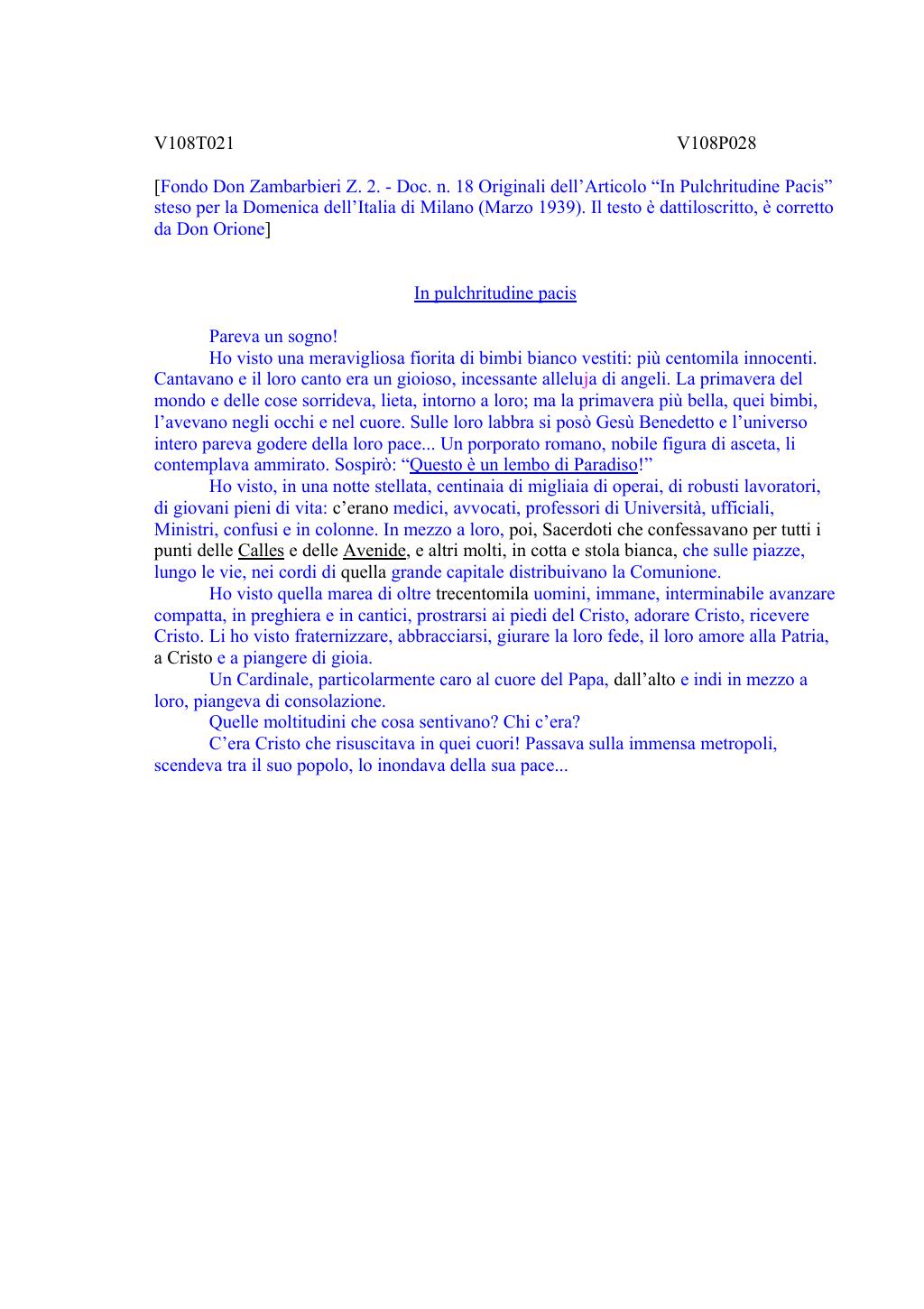 Scritti. Volume 108, pagina 033