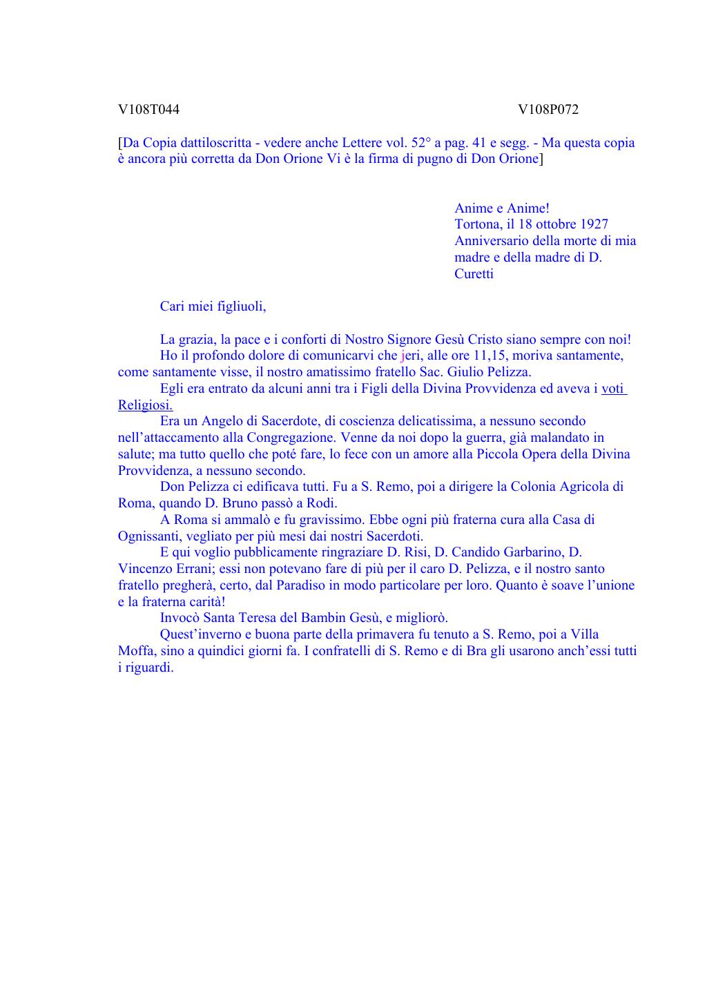 Scritti. Volume 108, pagina 080