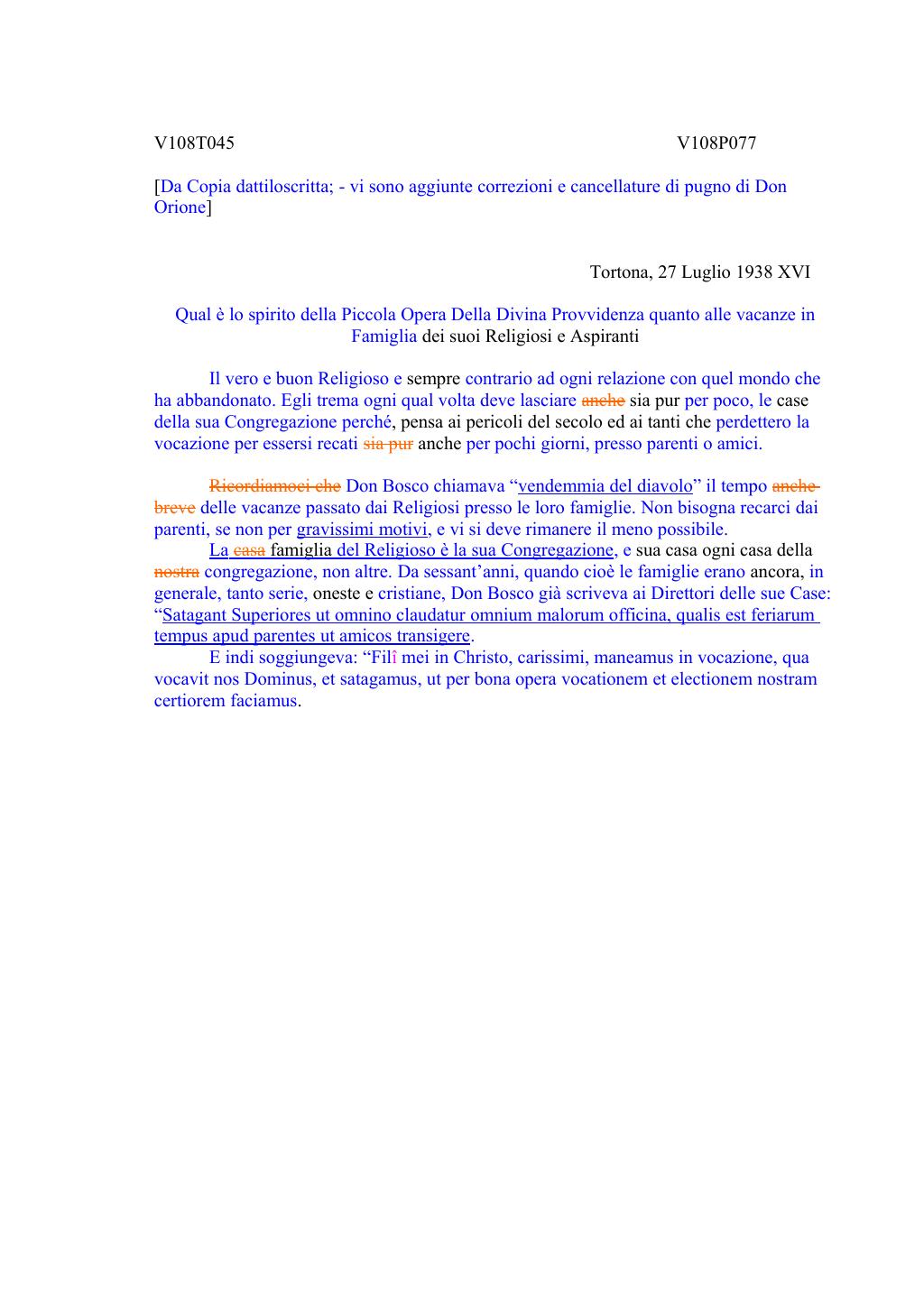 Scritti. Volume 108, pagina 085