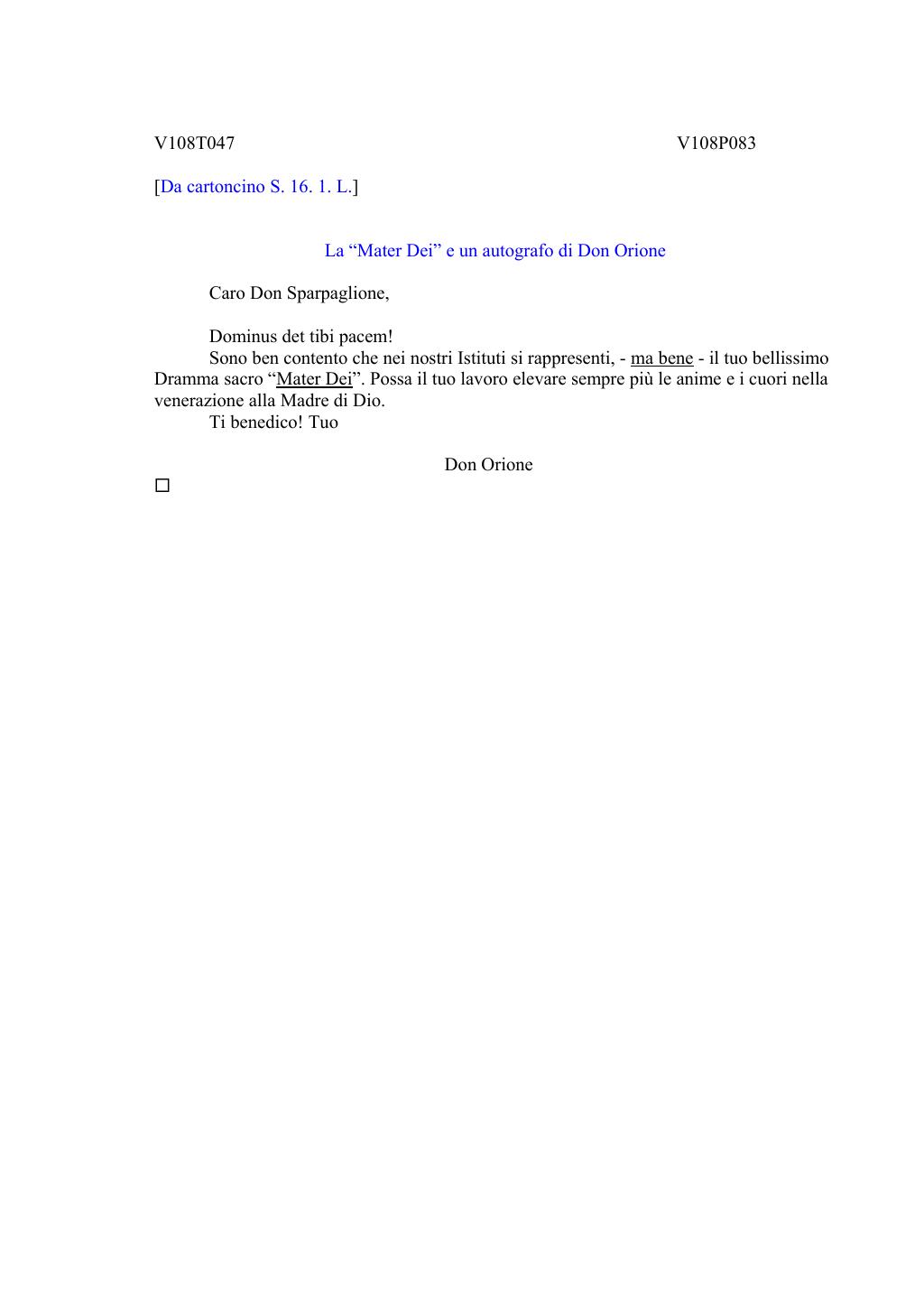 Scritti. Volume 108, pagina 091