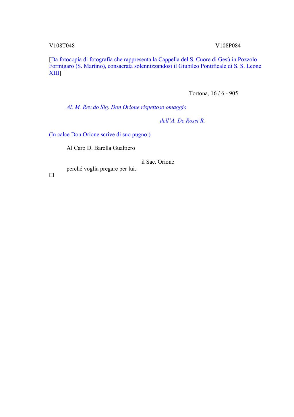 Scritti. Volume 108, pagina 092