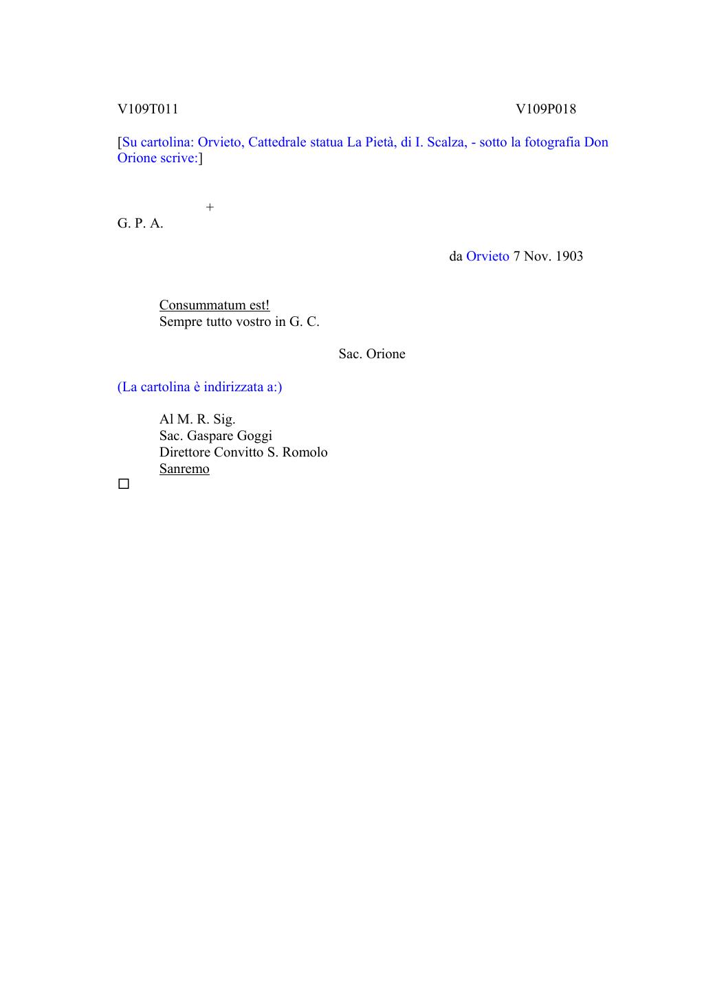 Scritti. Volume 109, pagina 020