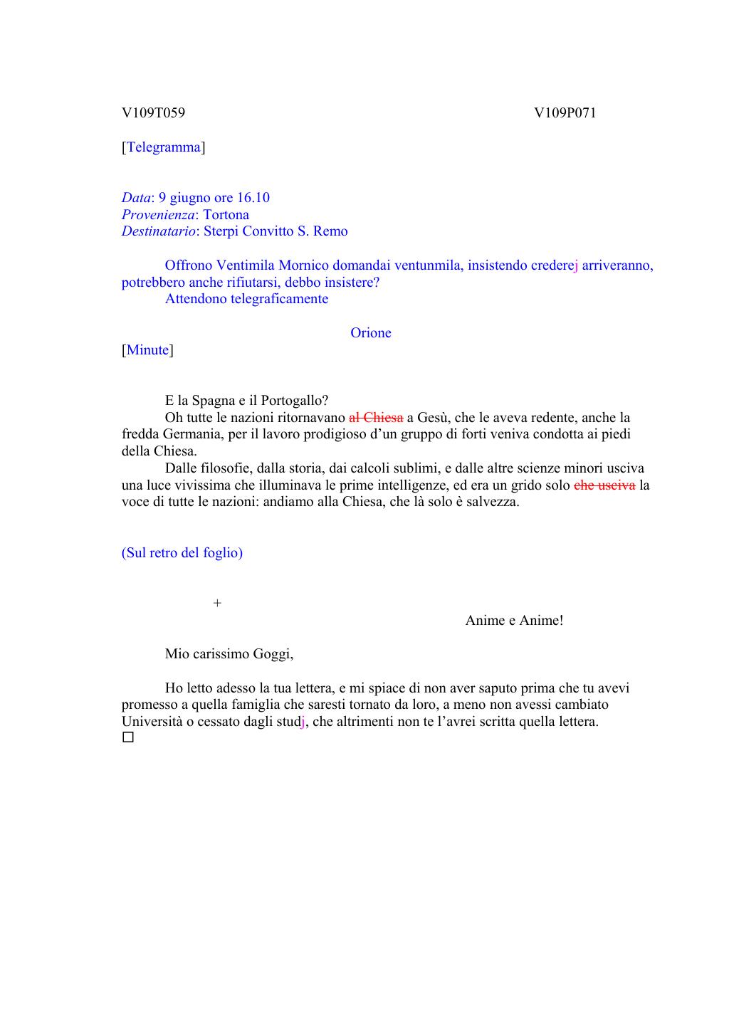 Scritti. Volume 109, pagina 082