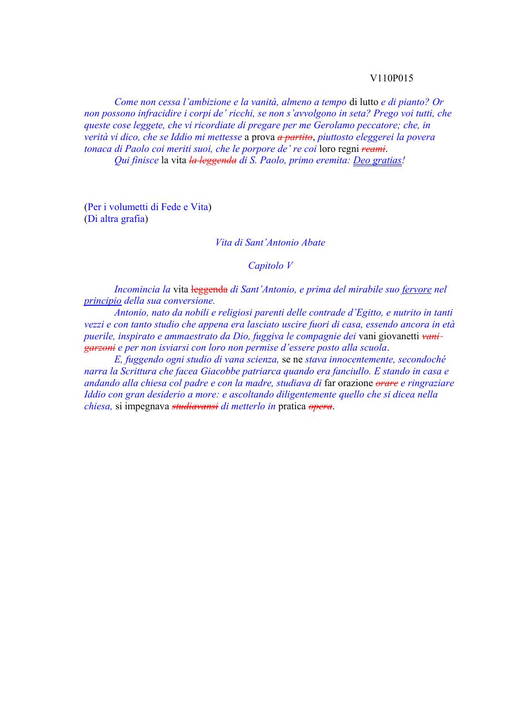 Scritti. Volume 110, pagina 016