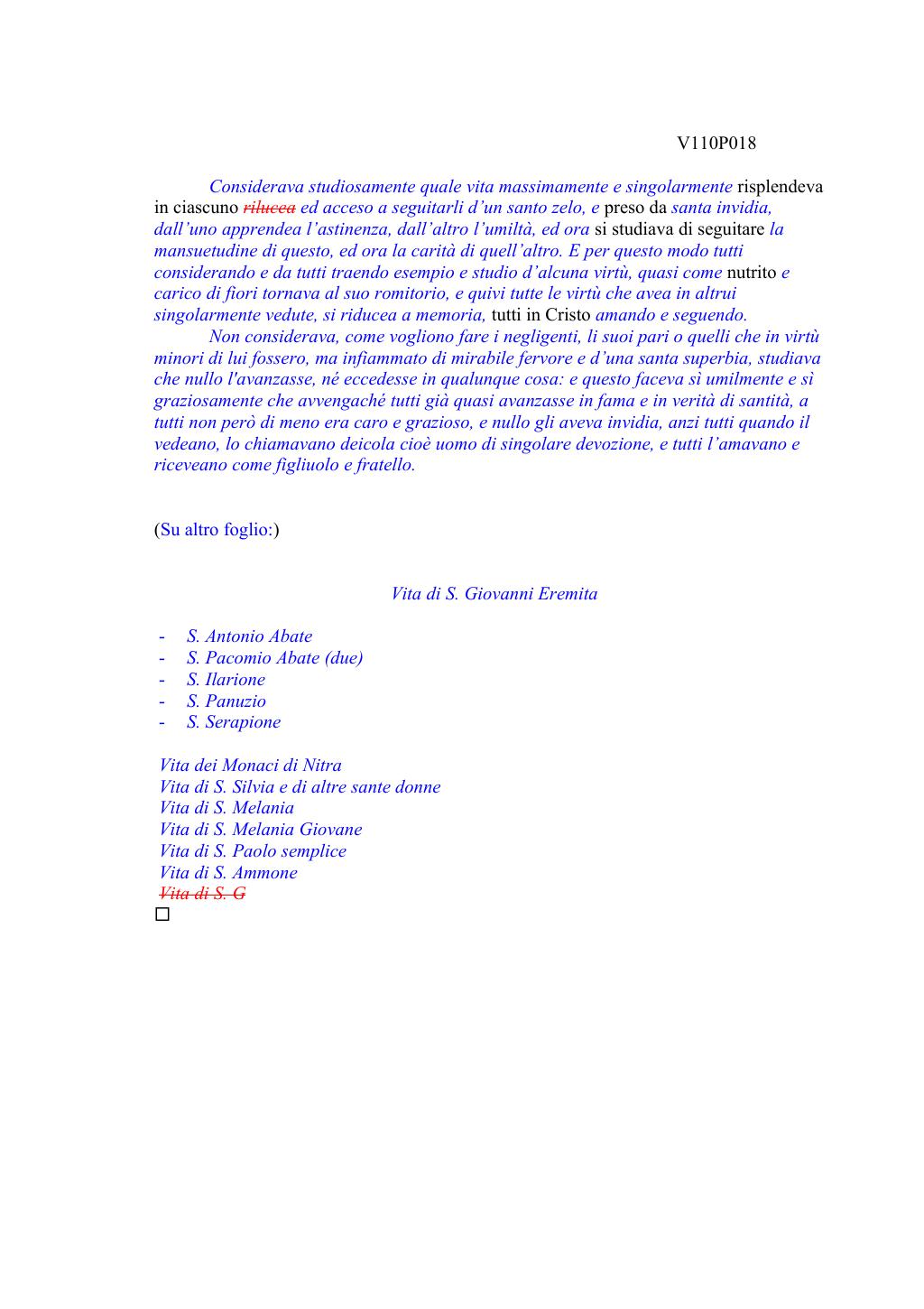 Scritti. Volume 110, pagina 019