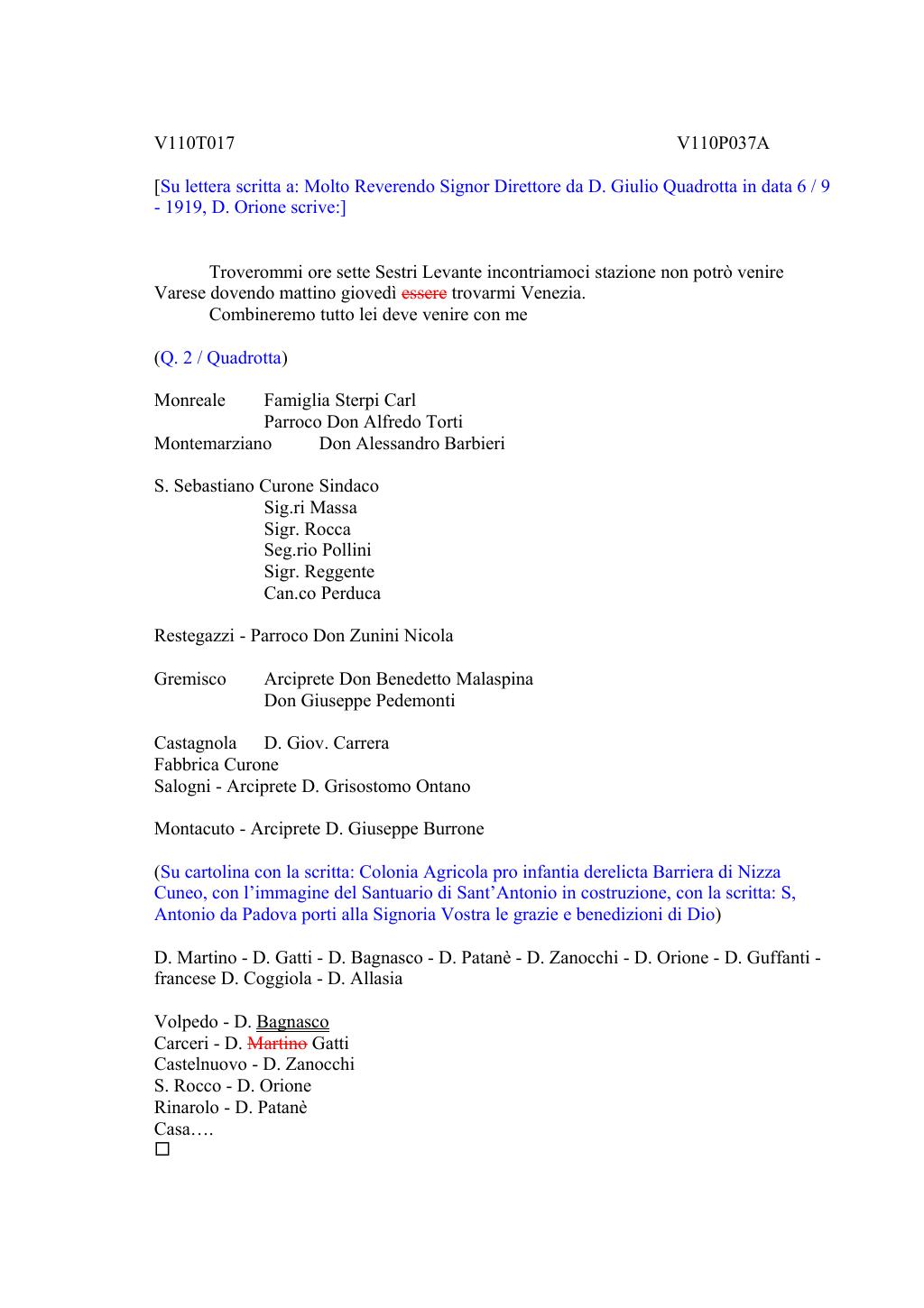 Scritti. Volume 110, pagina 042