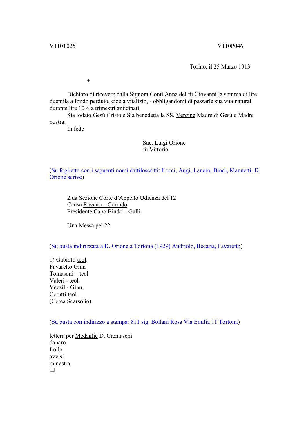 Scritti. Volume 110, pagina 053