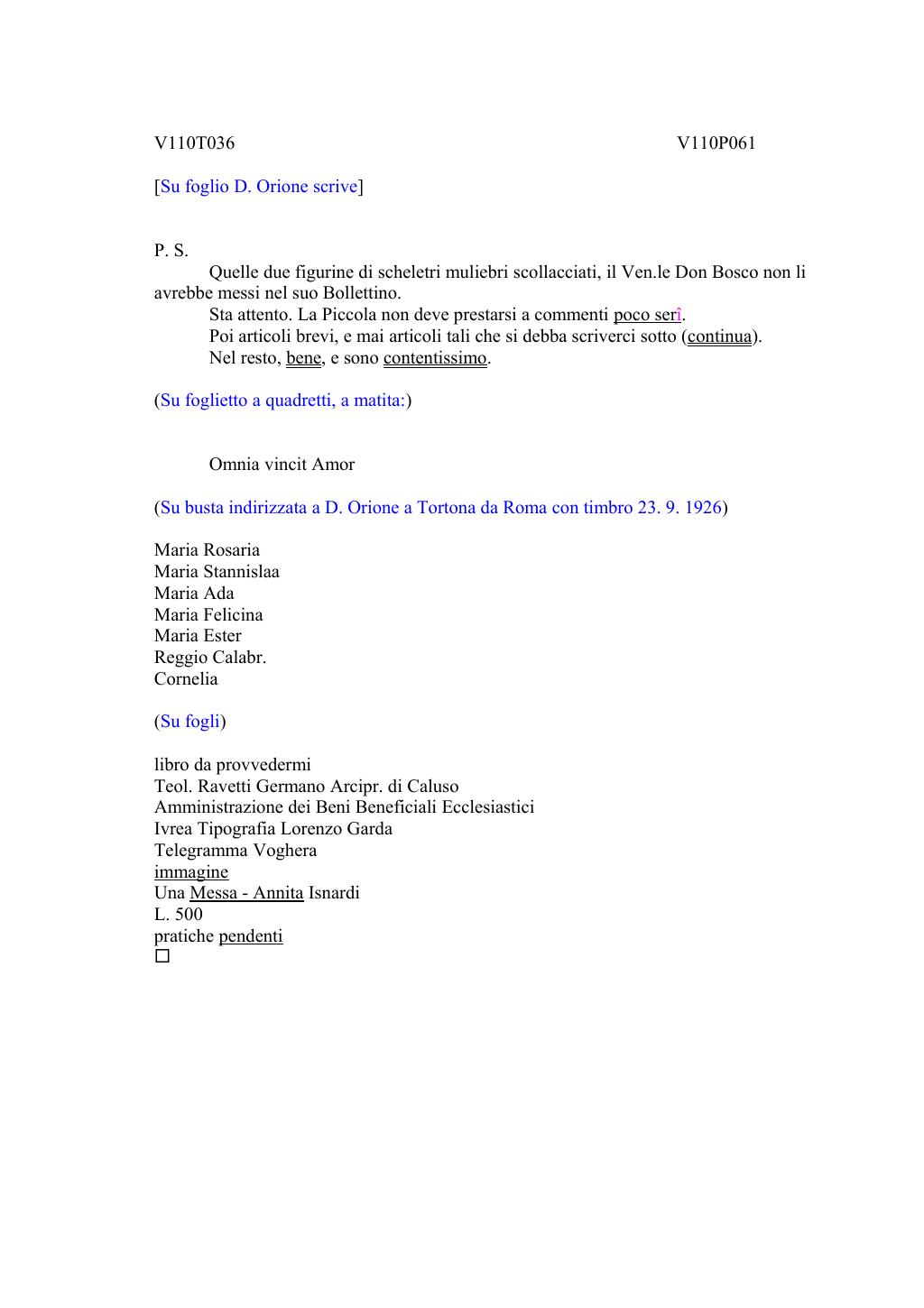 Scritti. Volume 110, pagina 069