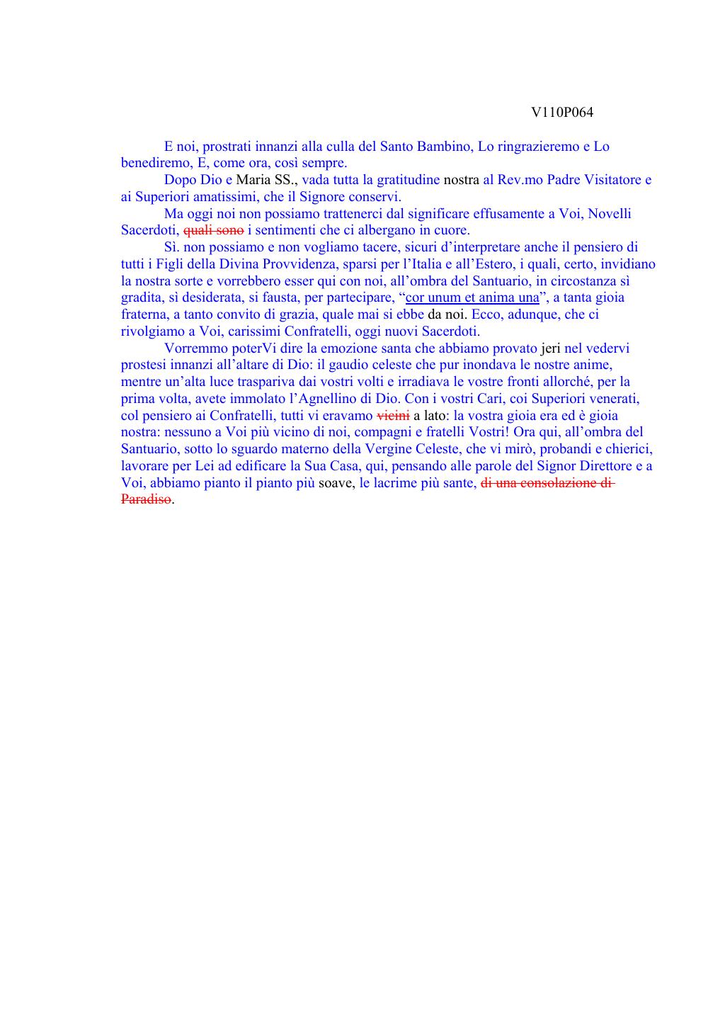 Scritti. Volume 110, pagina 072