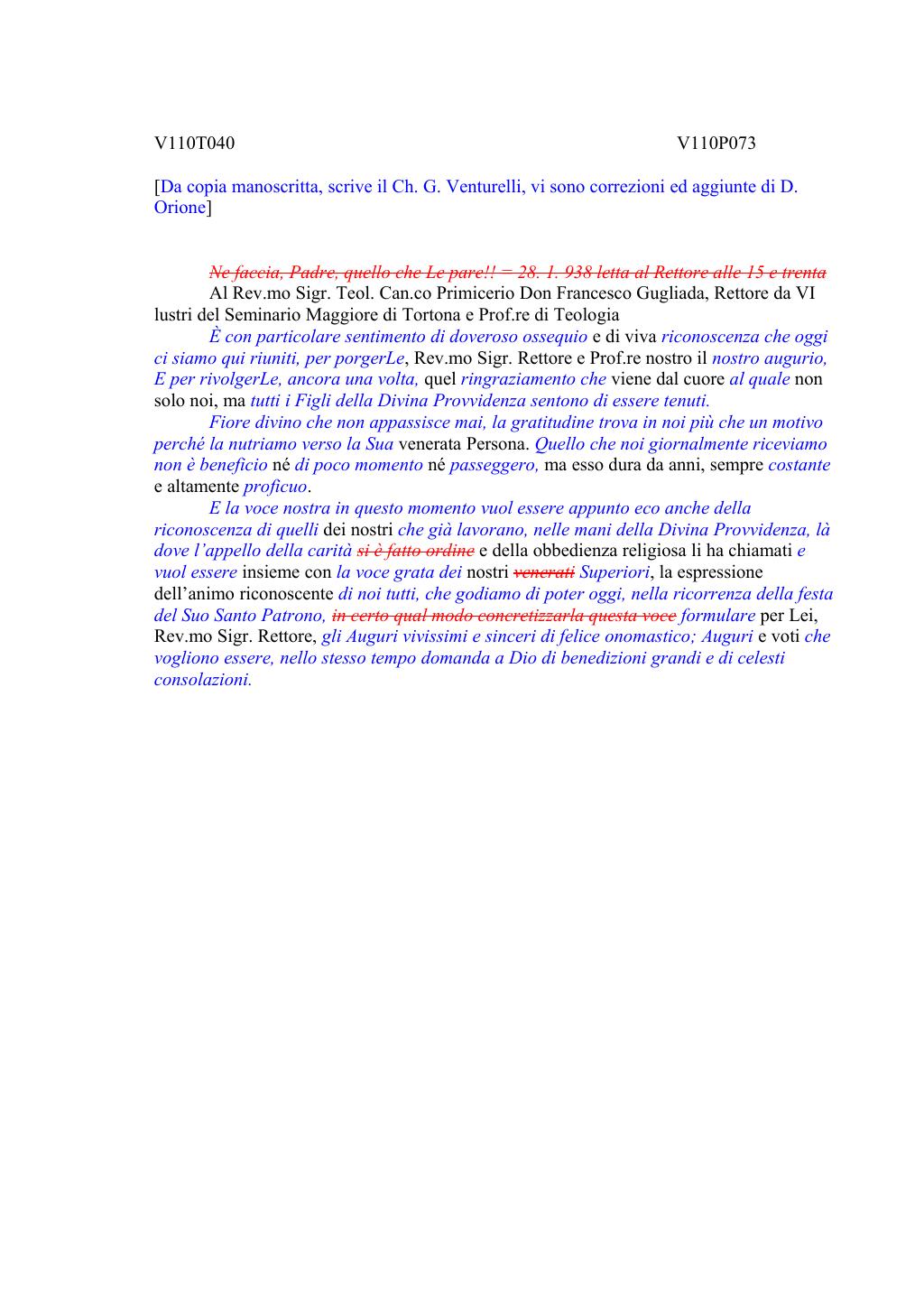 Scritti. Volume 110, pagina 081