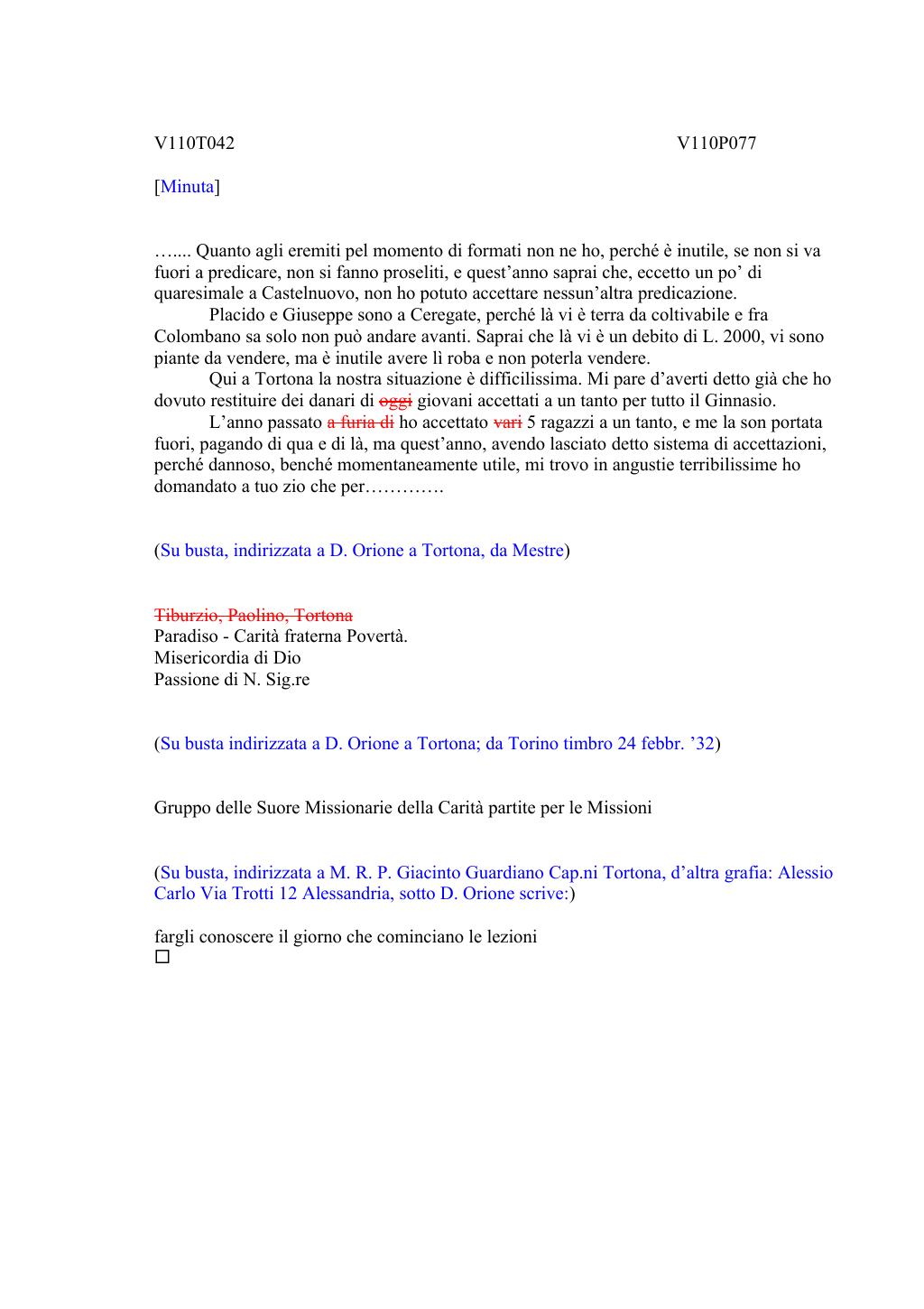 Scritti. Volume 110, pagina 085