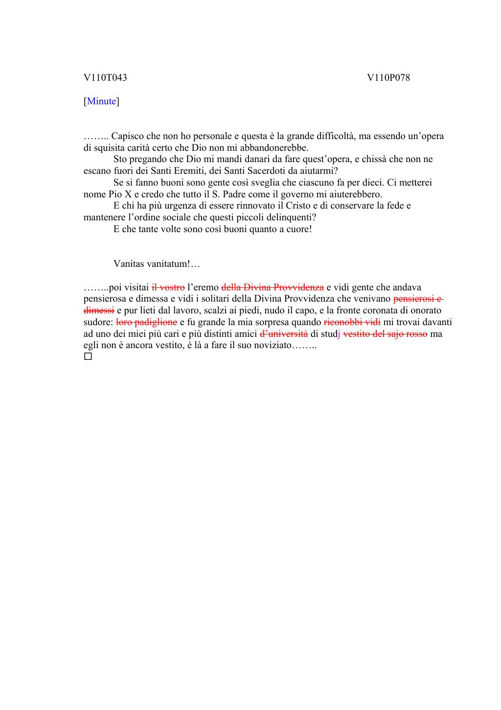 Scritti. Volume 110, pagina 086