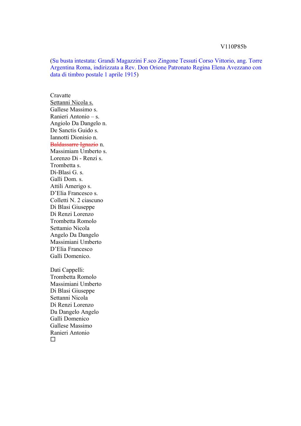 Scritti. Volume 110, pagina 096